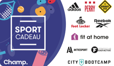 Assortiment Keuze Kado Cadeaukaarten Sport Cadeau